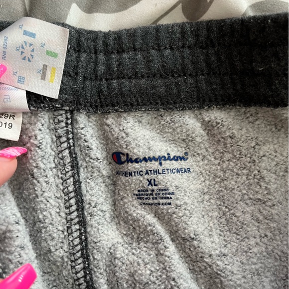 champion womens/unisex gray sweatpants - Picture 3 of 4